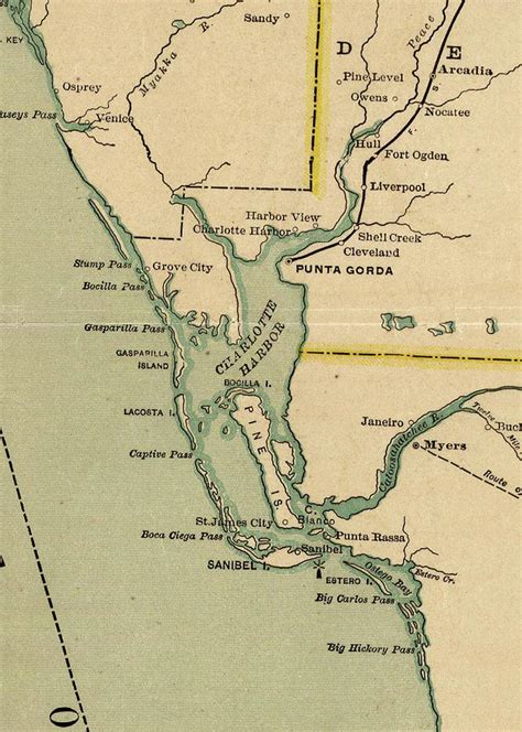 Map of Port Charlotte Florida